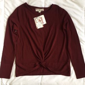 T.J.Maxx-Maroon long sleeve